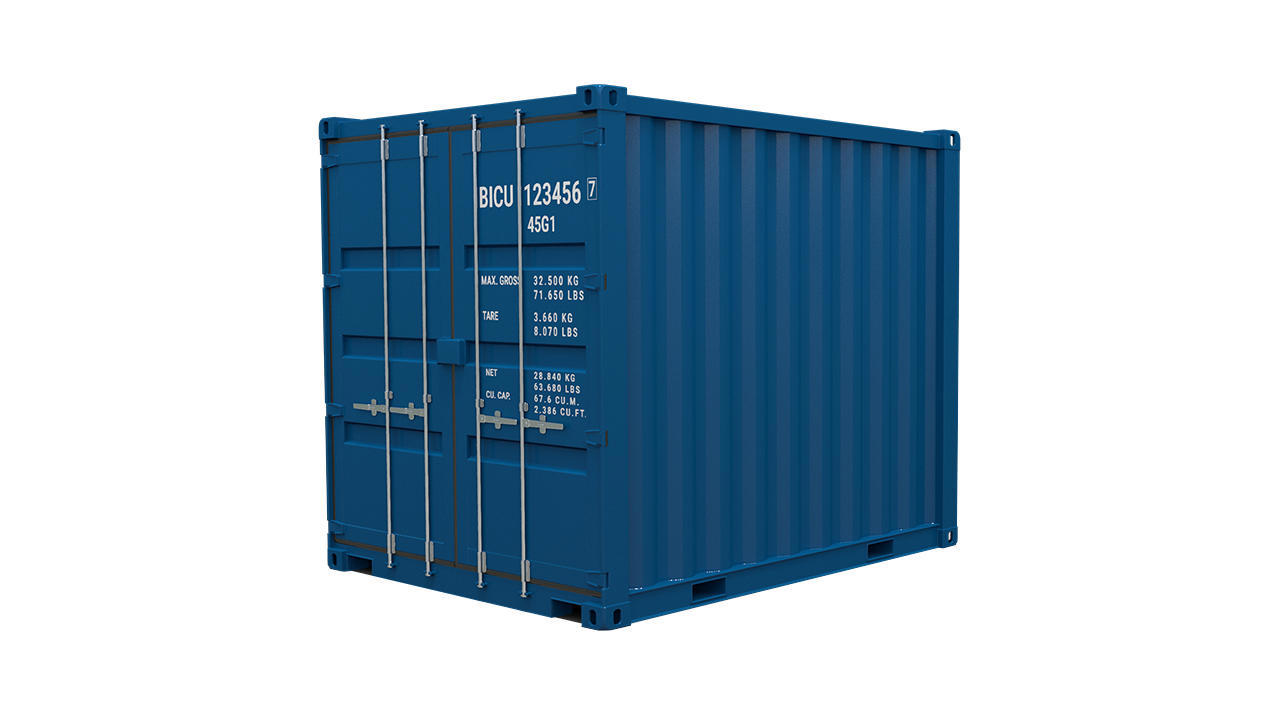 10’ Shipping Container Blue PALMEX