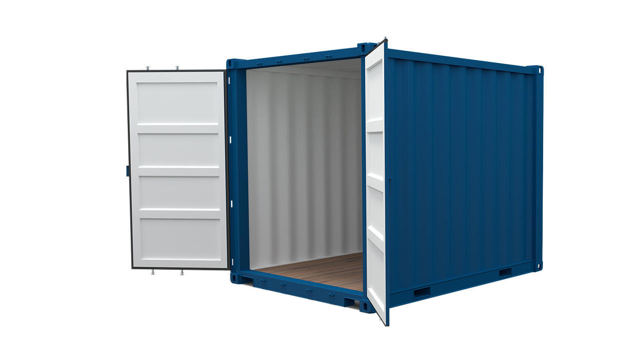 10’ Shipping Container Blue PALMEX