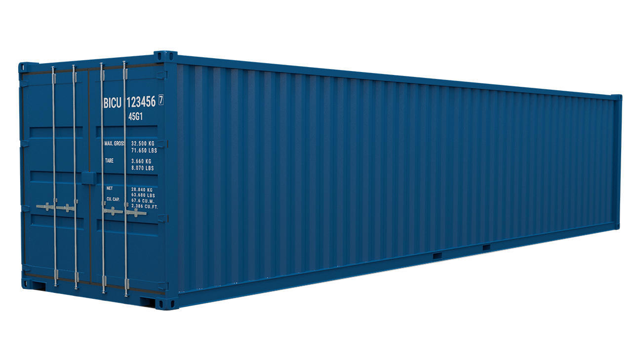 40’ Shipping Container Blue PALMEX